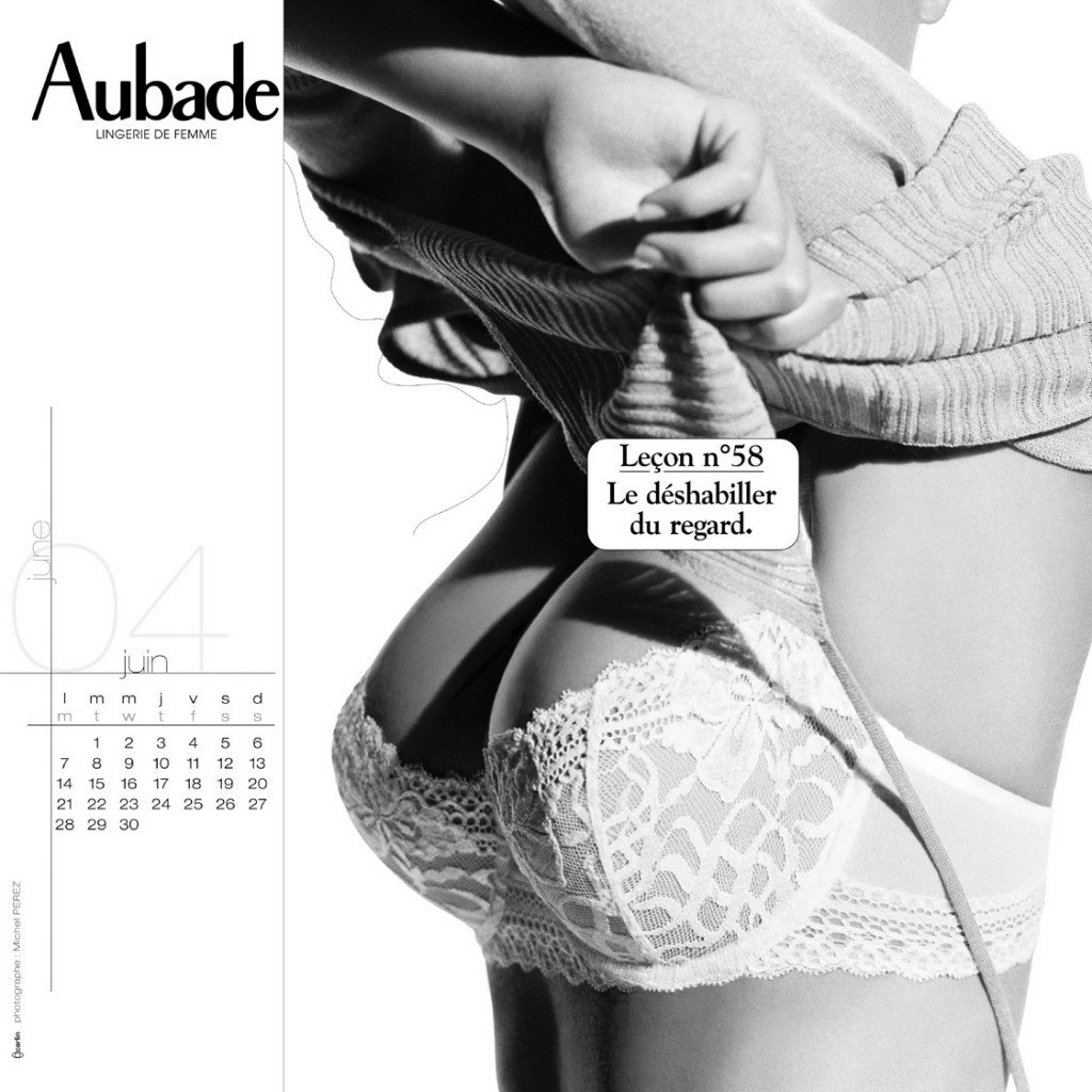 Calendrier Aubade 2004 | Le blog lingerie Calendrier Aubade 2004 | Le blog lingerie