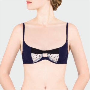 Soutien-gorge corbeille souple Baiser bleu