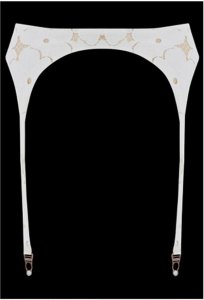 Lucy Lace Suspender Ivory