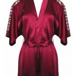 Scarlet Padded Plunge Bra, Brief and Robe