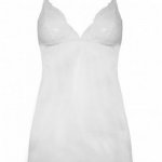 White Silk Babydoll