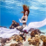 Underwater photo shoot