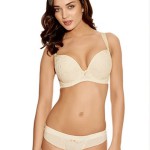 Ivory Moulded Plunge Bra