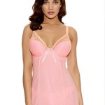 Milkshake Moulded Plunge Babydoll