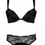 Push Up Plunge Bra and Silk Brief