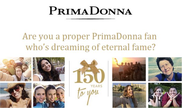 Bon 150ème anniversaire à PrimaDonna!