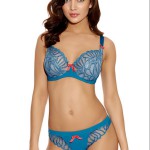 Starlet Electric Blue Plunge Balcony Bra