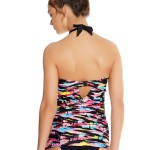 Graffiti Bandeau Tankini