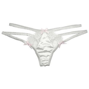 Bridal silk thong