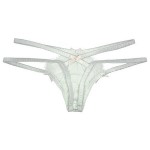 Bridal silk thong