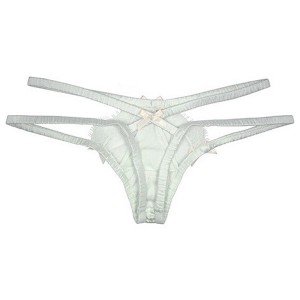Bridal silk thong