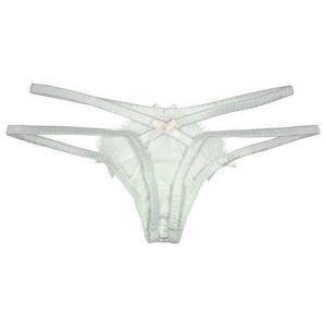 Bridal silk thong