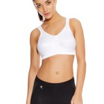Active White Soft Cup Sports Bra