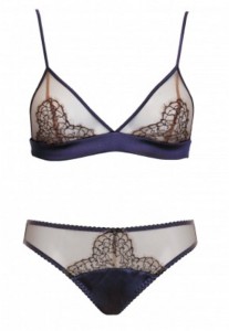 Boudoir bra & silk brief