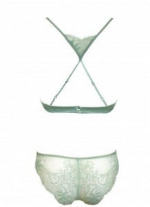 Mint Lace Boudoir Bra & Brief