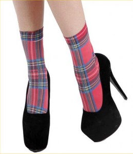 Chaussettes Tartan